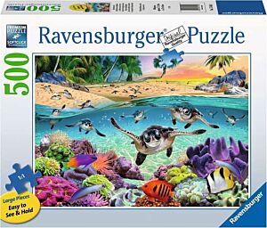 Puzzle Sea turtles 500 large pieces