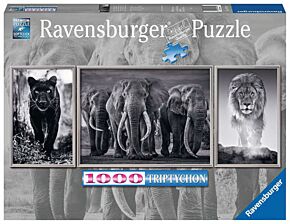 Triptych Panther, elephant, lion (Ravensburger 16729)