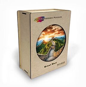 Rainbow Wooden Puzzles Great Wall