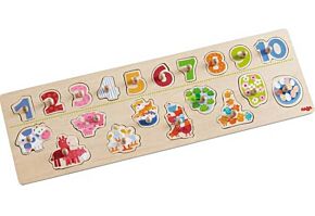 Clutching Puzzle Animals by number