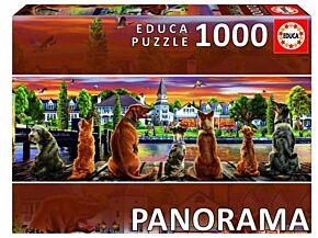 Jigsaw puzzle Dogs on the Quay (Educa)
