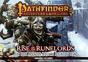 Pathfinder Adventure Card game: Rise of the Runelords - The hook mountain massacre adventure deck (Paizo)