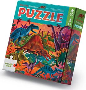 Dazzling Dinosaurs puzzle 60 pieces