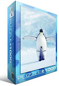 Penguin with his little one (Eurographics)