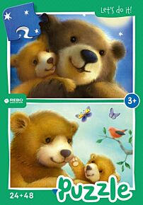 Puzzle Bear Family 24+48 pieces