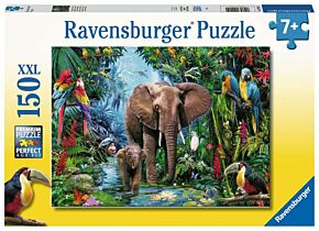Ravensburger children's puzzle with elephants