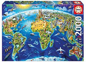 Jigsaw puzzle Educa Symbols of the World (2000)