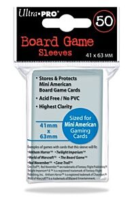 Ultra Pro Mini American Board Game Sleeves (41x63mm)