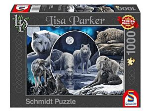 Jigsaw puzzle Beautiful Wolves (Schmidt 59666)