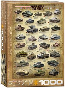 jigsaw puzzle World War II Tanks - Eurographics